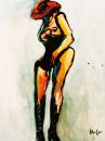 Nude with boots