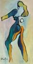 Abstract female figure