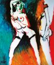 Two standing nudes